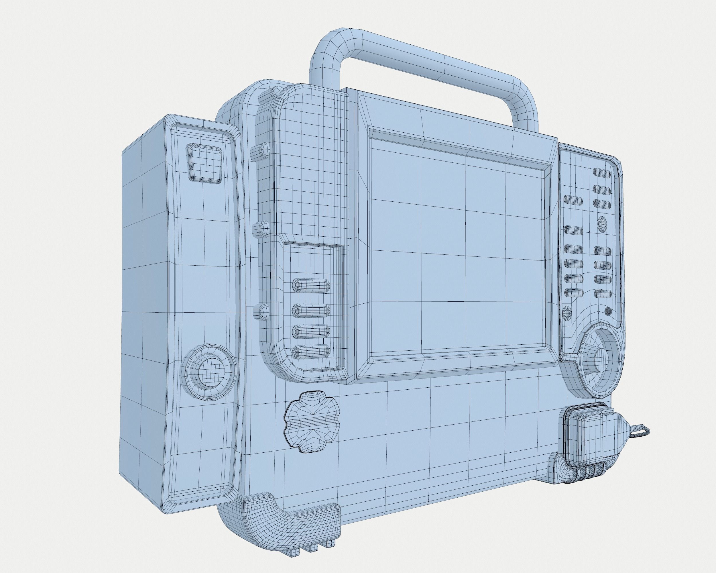 Defibrillator Medical 3D model_17