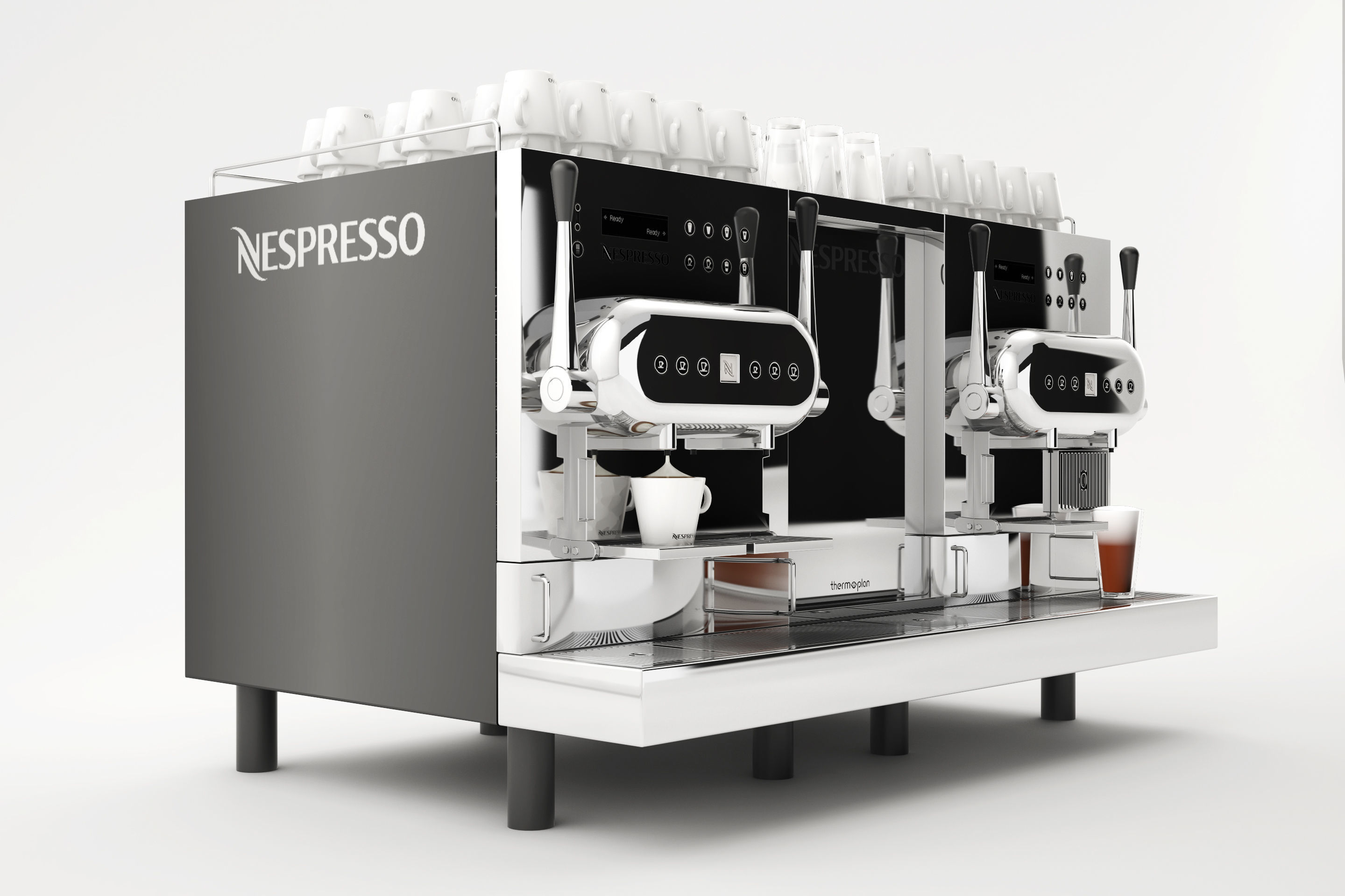 Pro - Coffee Maker Nespresso Aguila 3D model_3