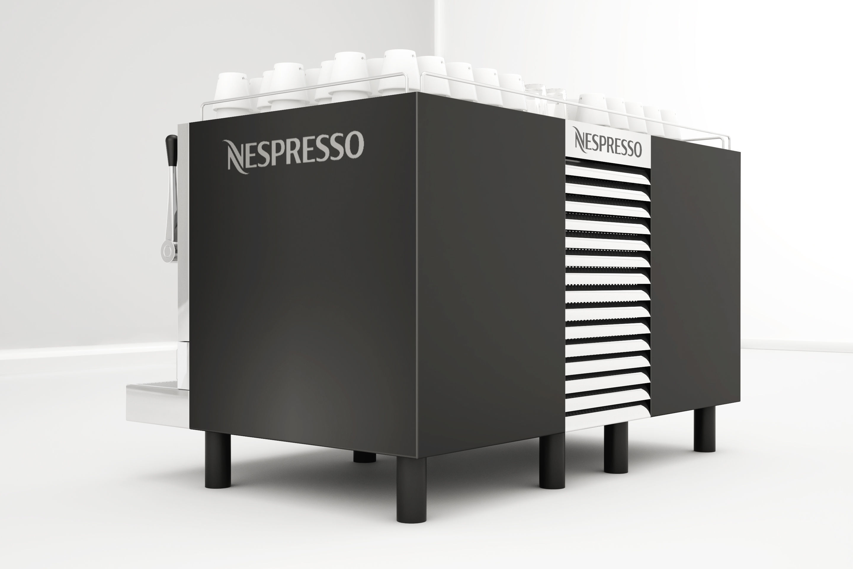 Pro - Coffee Maker Nespresso Aguila 3D model_10