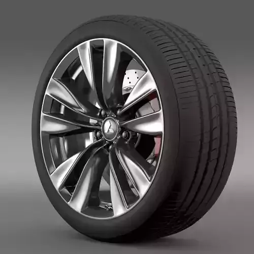 Mitsubishi Proudia wheel 3D model