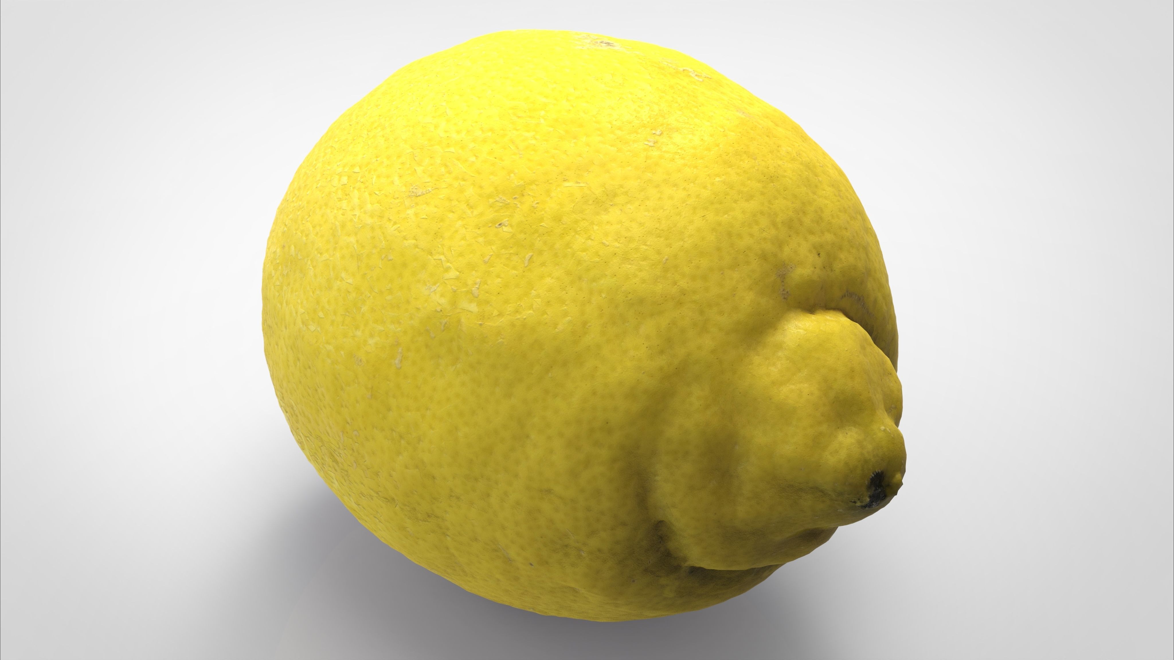 REALISTIC LEMON Low-poly 3D model_2