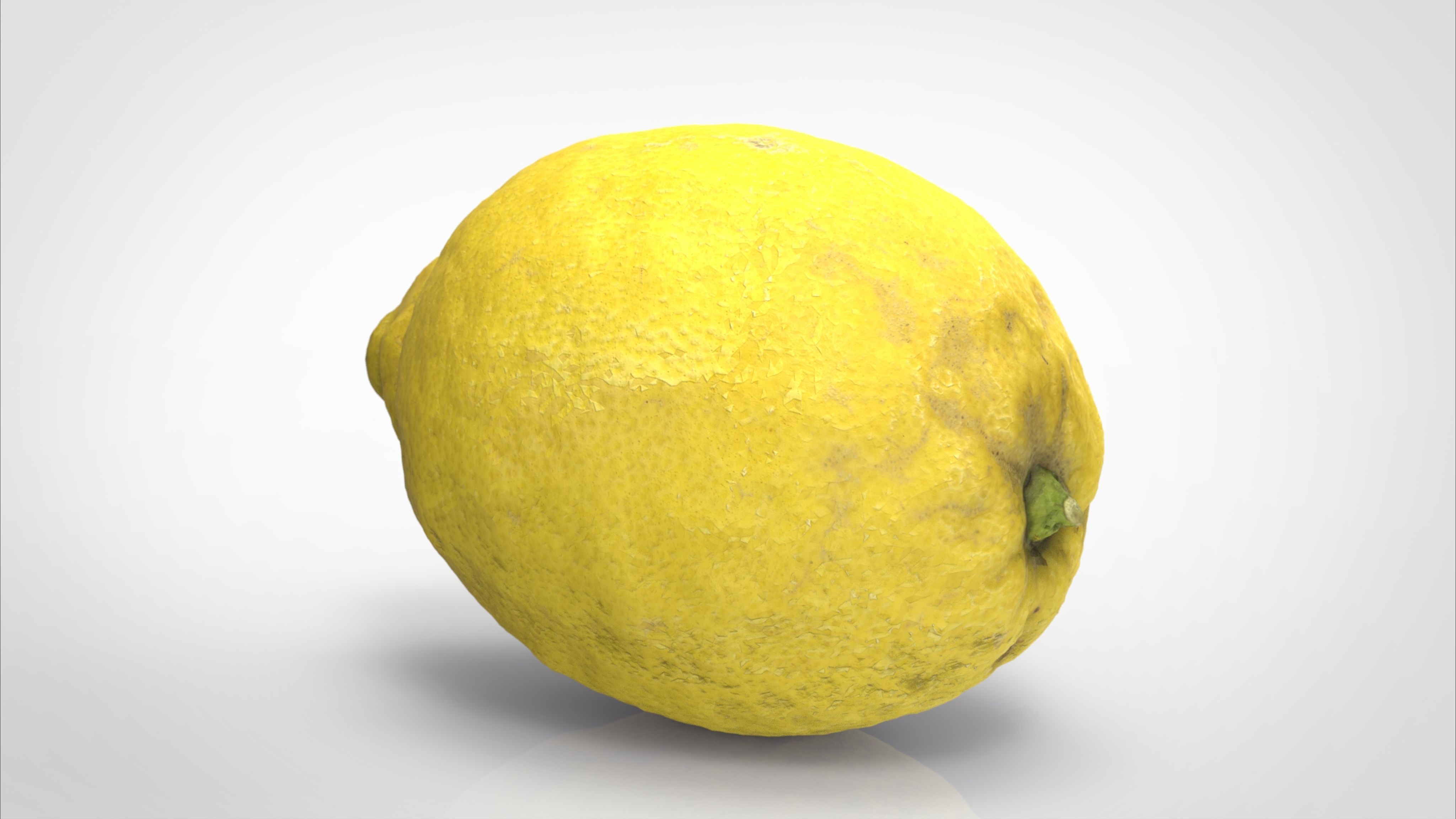 REALISTIC LEMON Low-poly 3D model_3