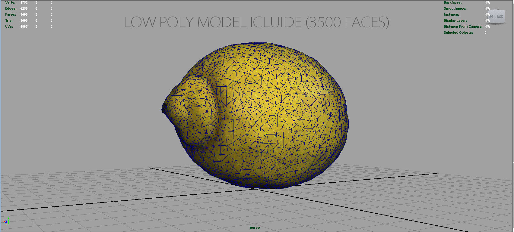 REALISTIC LEMON Low-poly 3D model_4