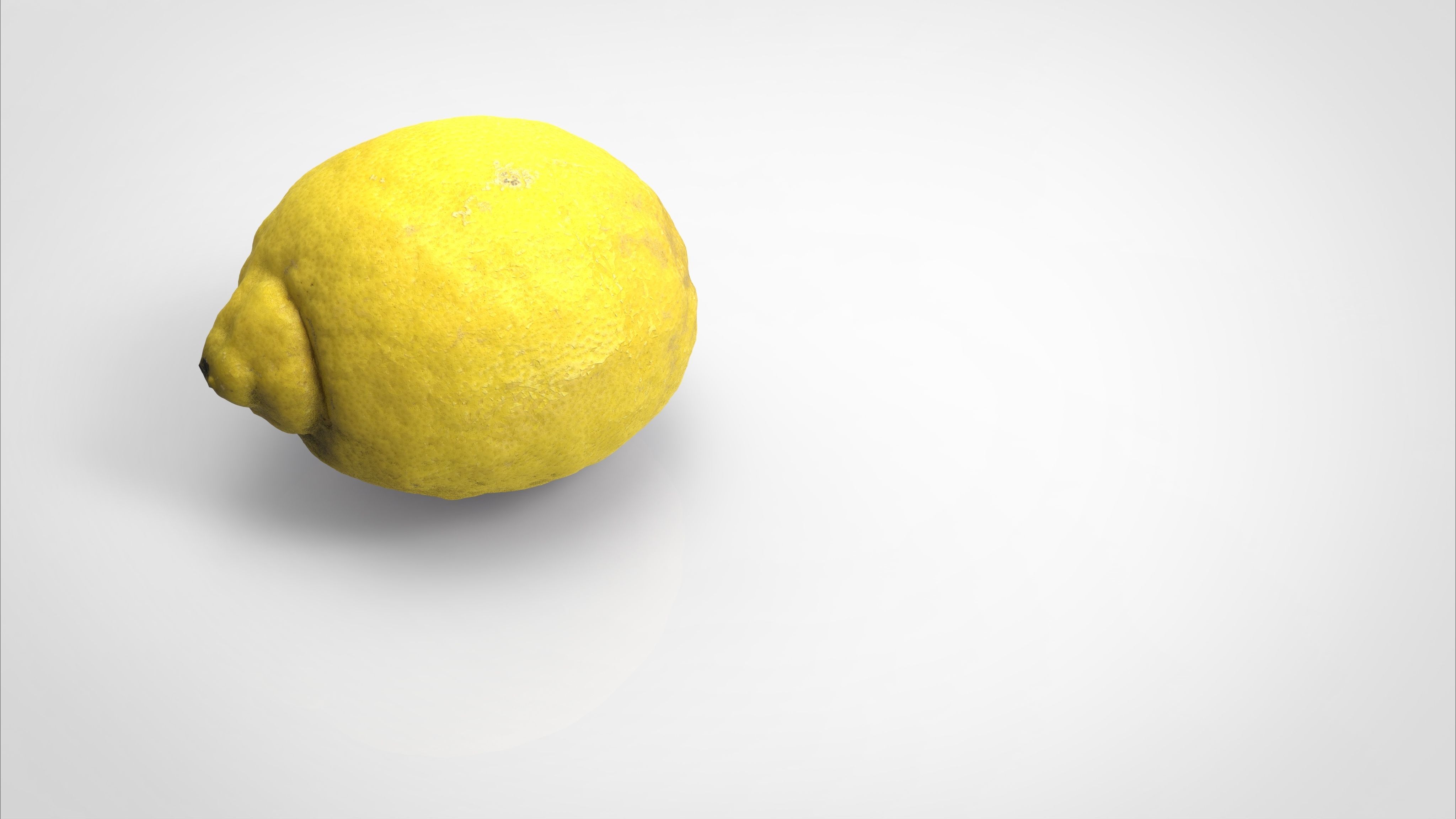 REALISTIC LEMON Low-poly 3D model_8