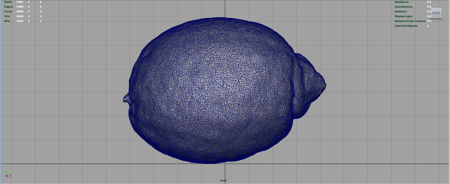 REALISTIC LEMON Low-poly 3D model_11