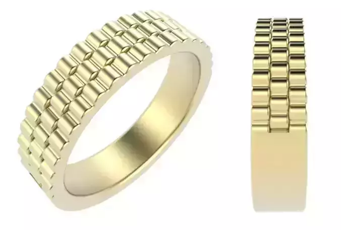 6mm Wide Gents Wedding Band