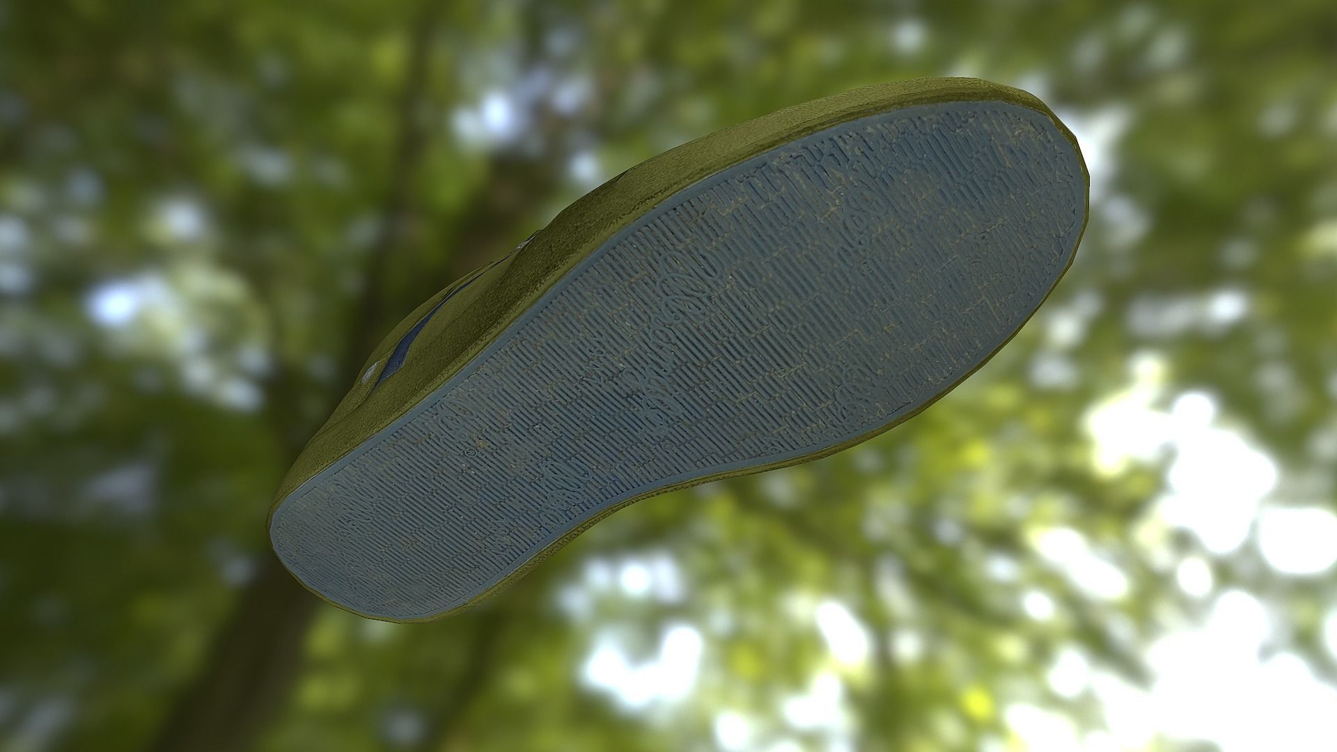 Sneaker shoe low poly model Low-poly 3D model_6