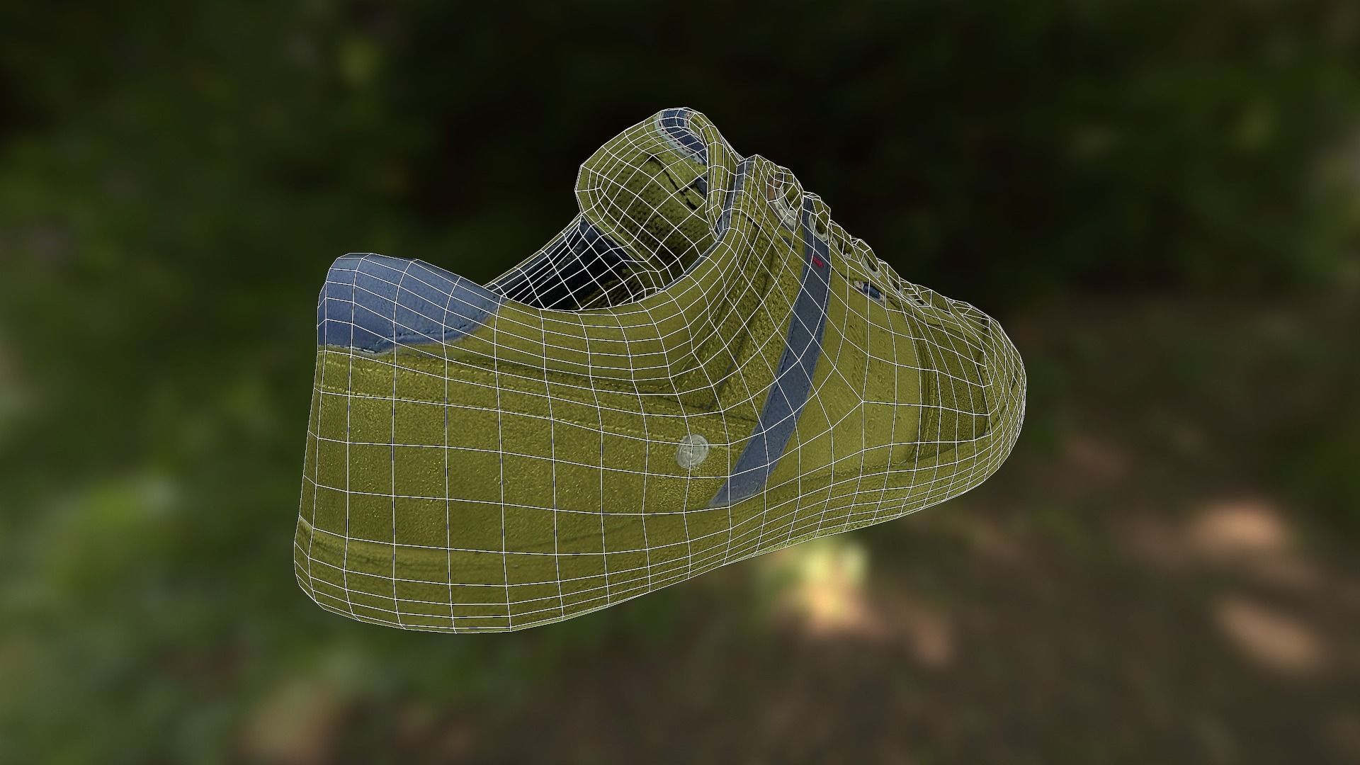 Sneaker shoe low poly model Low-poly 3D model_9