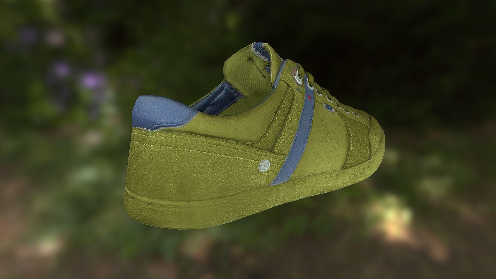 Sneaker shoe low poly model Low-poly 3D model_2