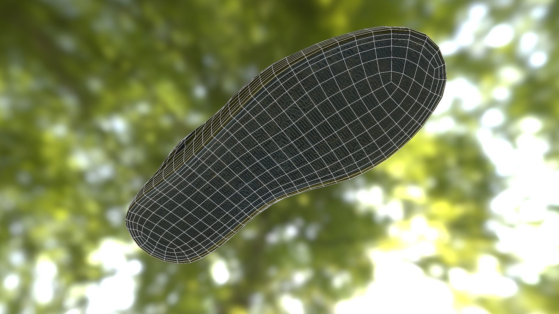 Sneaker shoe low poly model Low-poly 3D model_14