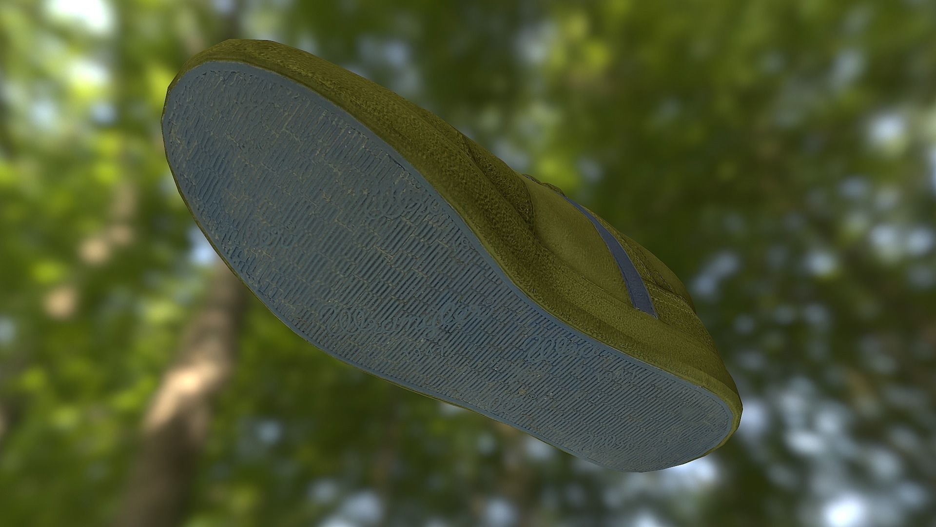 Sneaker shoe low poly model Low-poly 3D model_7