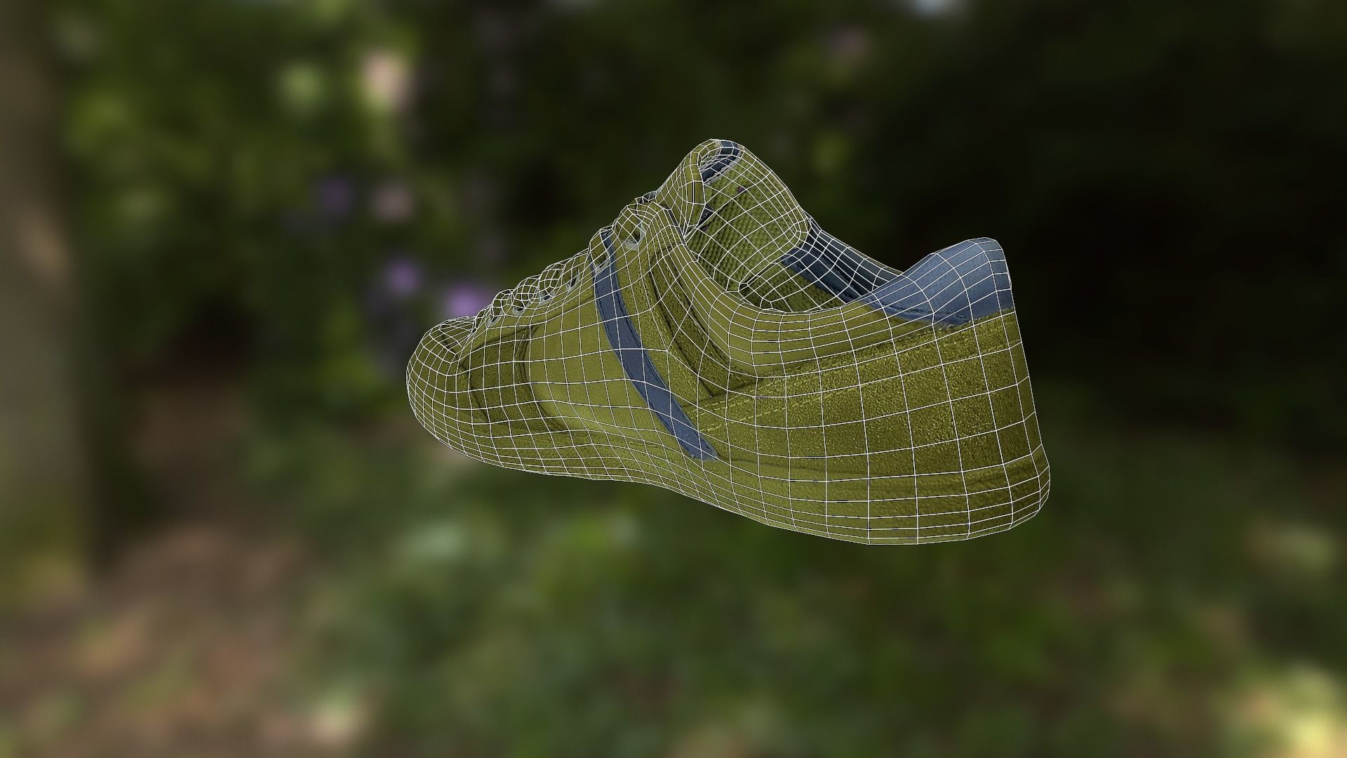 Sneaker shoe low poly model Low-poly 3D model_10