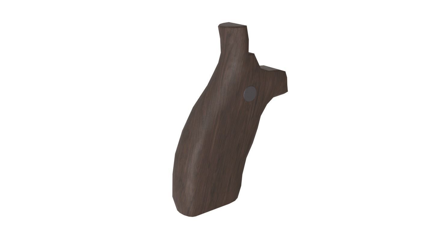 Handgun MP-412 Low-poly 3D model_18