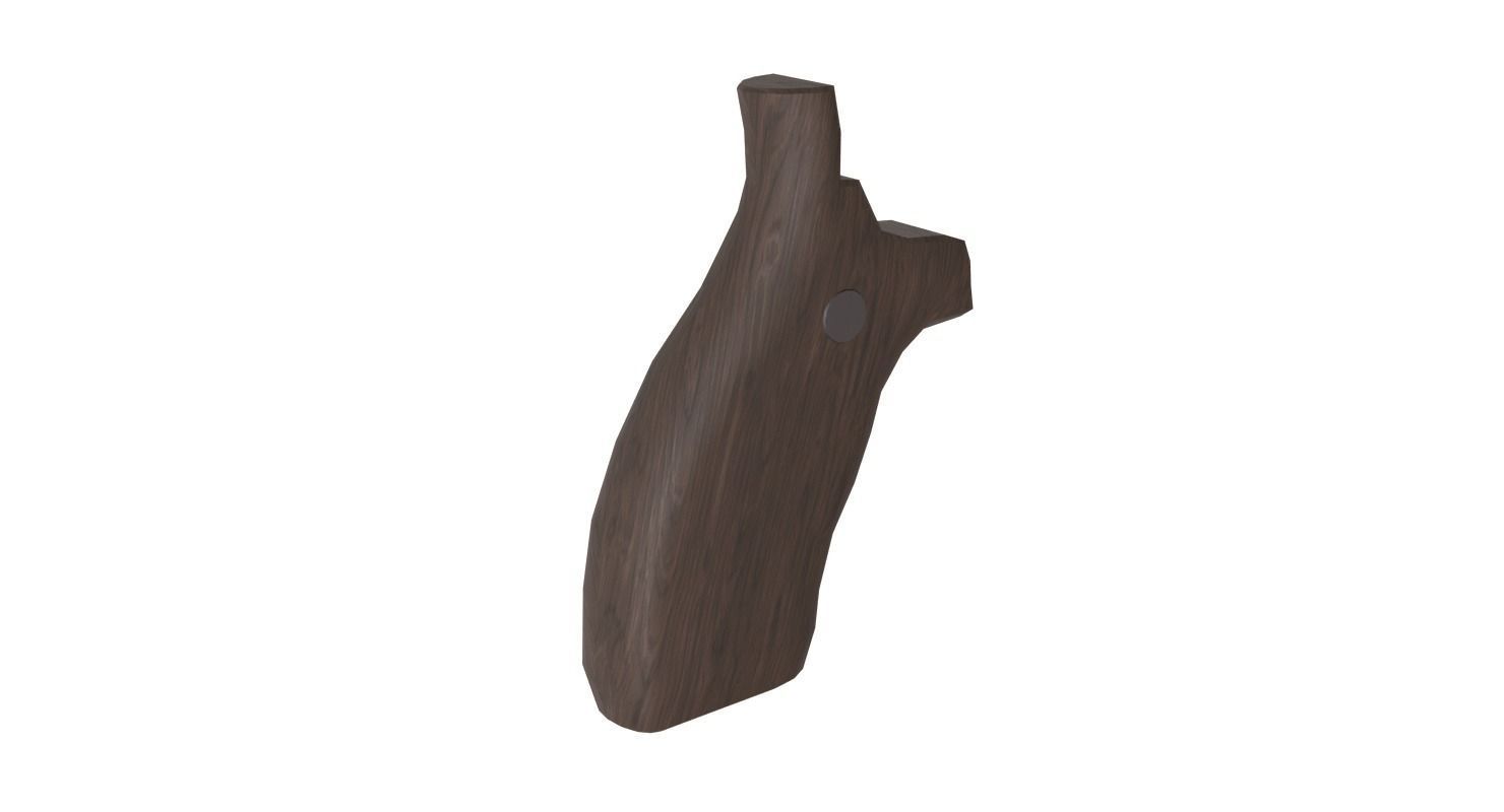 Handgun MP-412 Low-poly 3D model_17