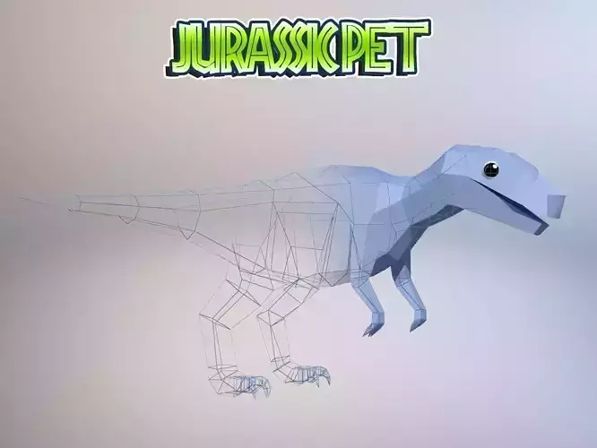 Allosaurus jurassic pet