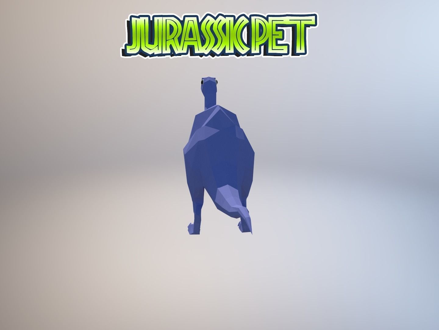 Deinocheirus mirificus Low-poly 3D model_12