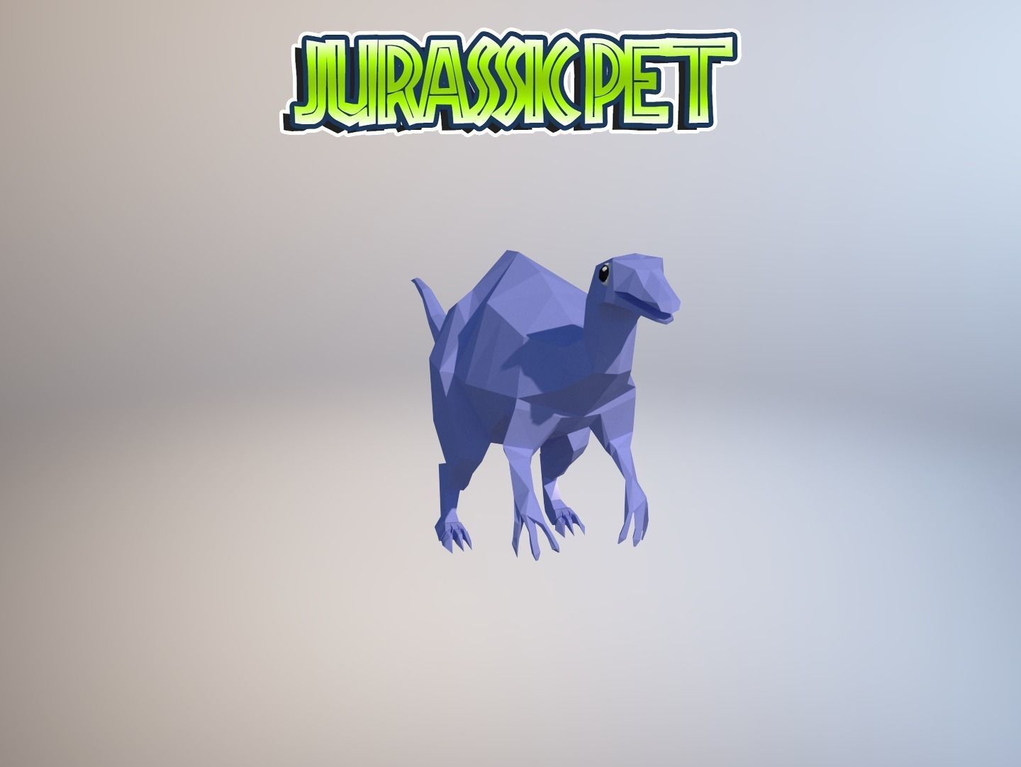 Deinocheirus mirificus Low-poly 3D model_26