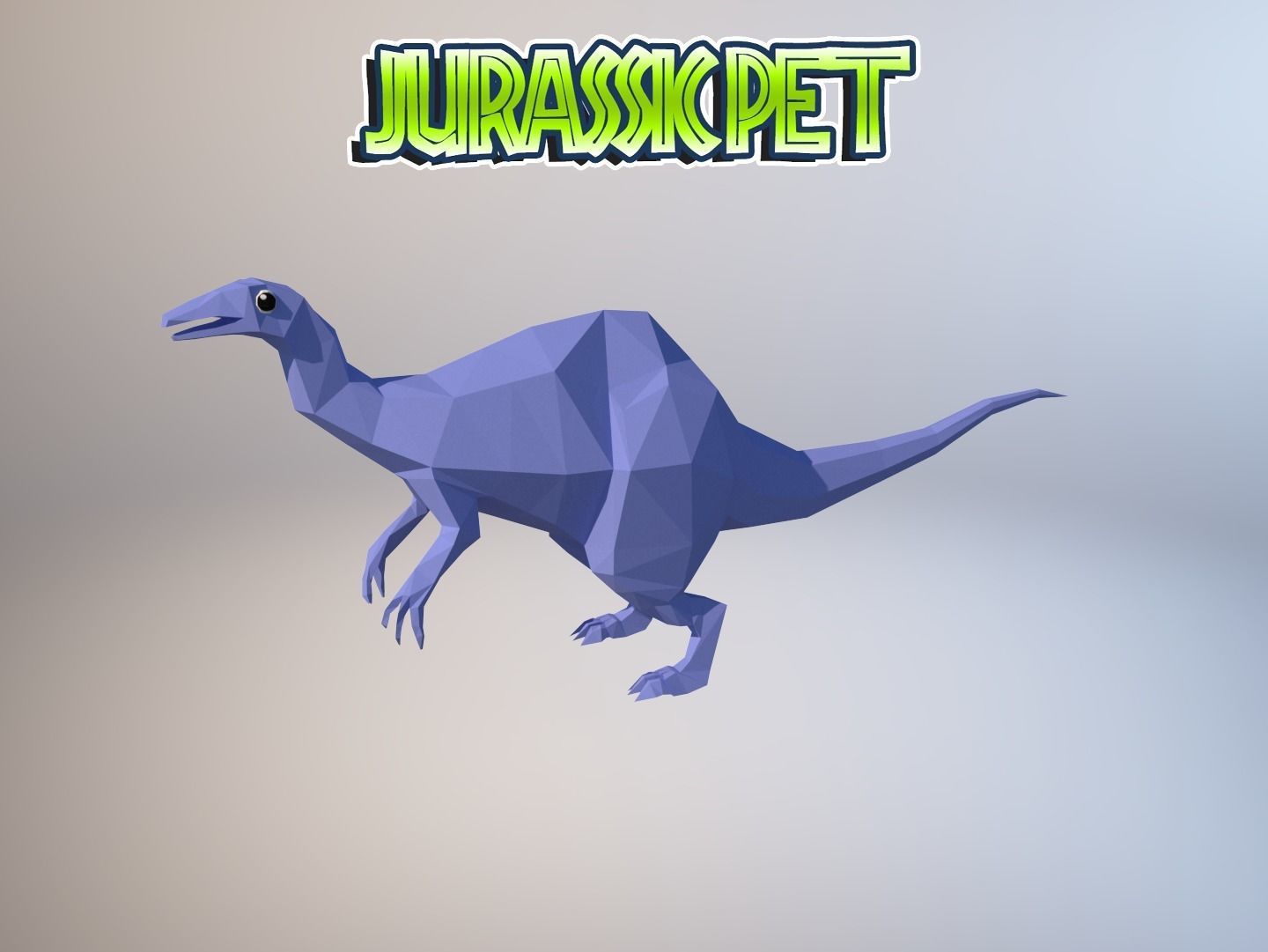Deinocheirus mirificus Low-poly 3D model_33