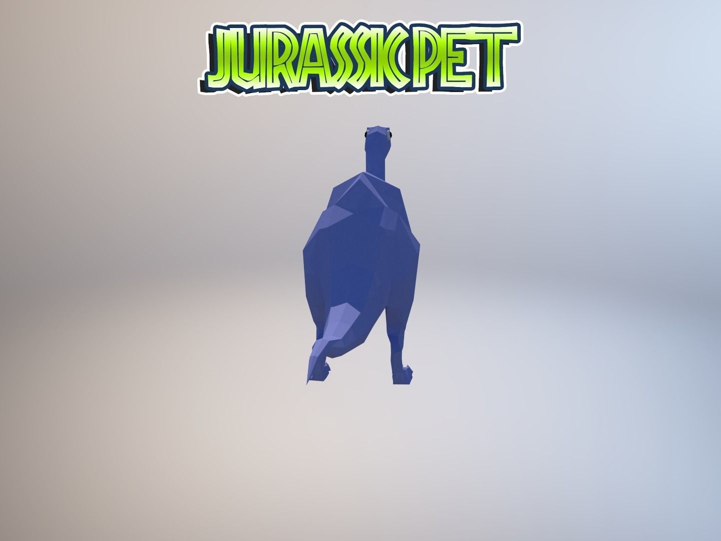 Deinocheirus mirificus Low-poly 3D model_13