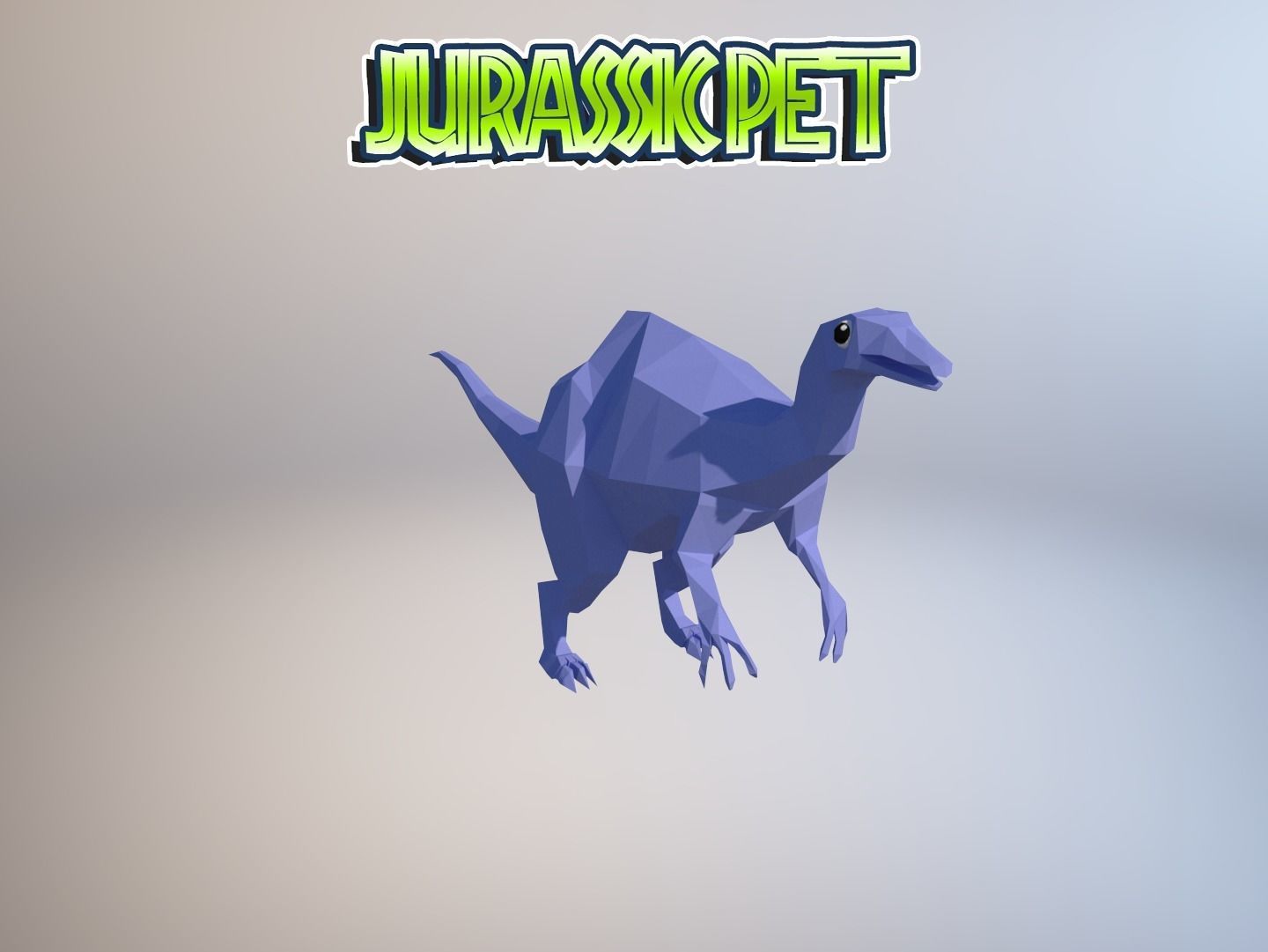 Deinocheirus mirificus Low-poly 3D model_25