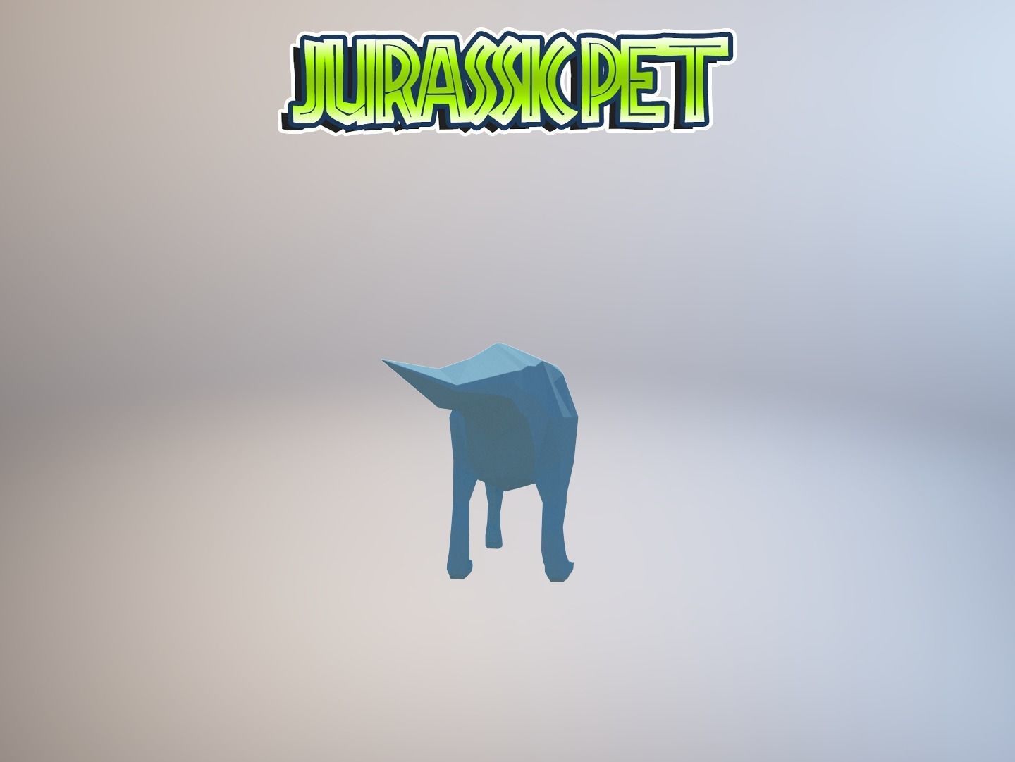 Iguanodon bernissartensis Low-poly 3D model_13