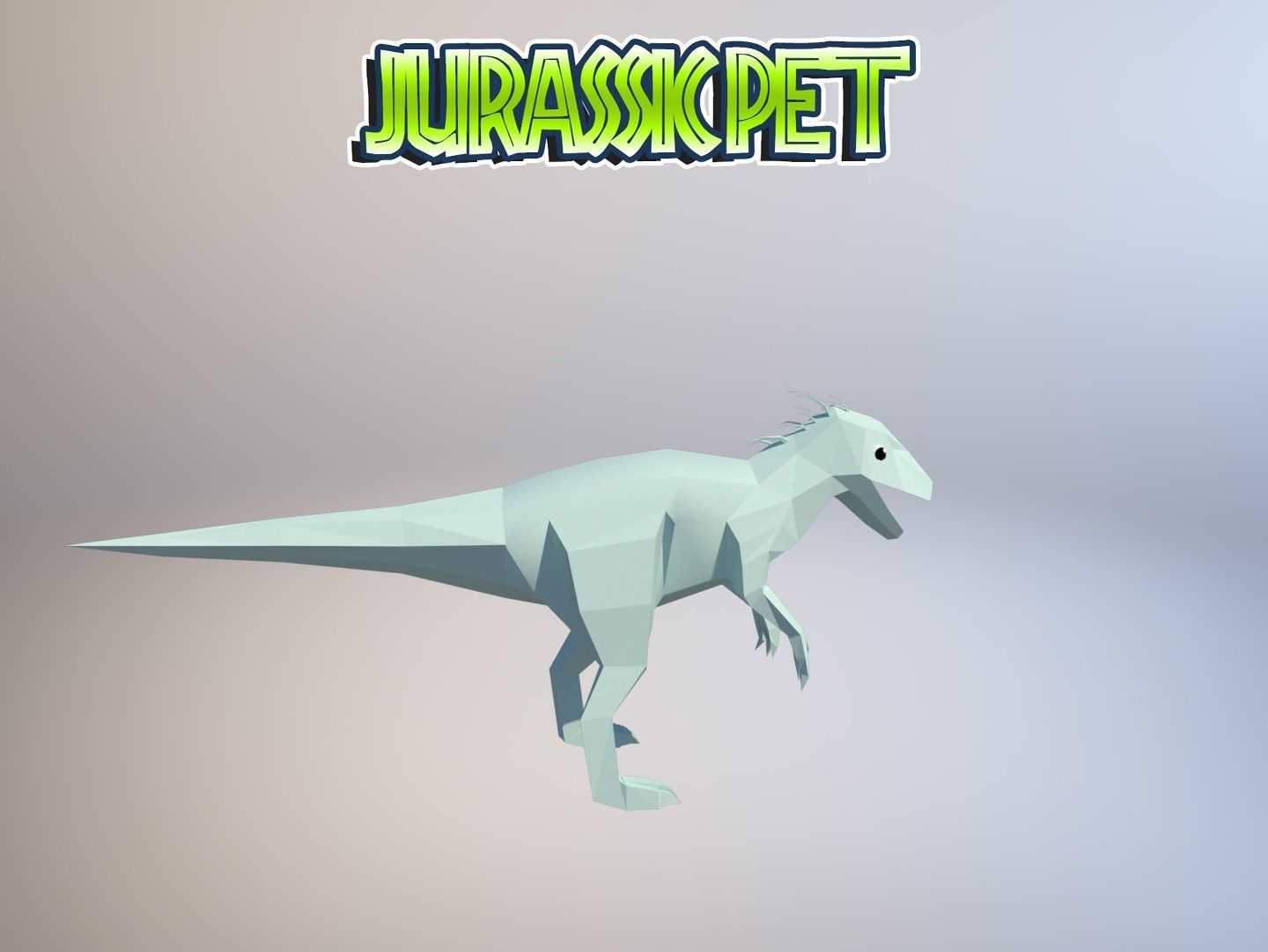 T-Rex Hybrid  Low-poly 3D model_21