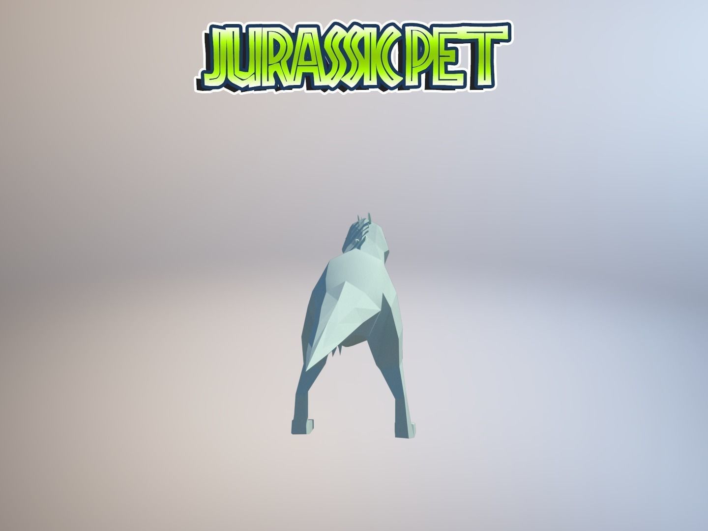 T-Rex Hybrid  Low-poly 3D model_27