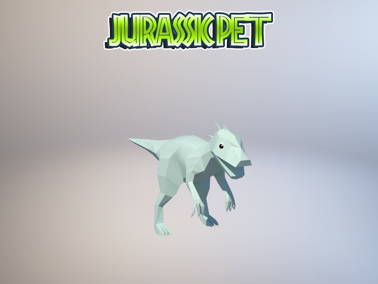 T-Rex Hybrid  Low-poly 3D model_15