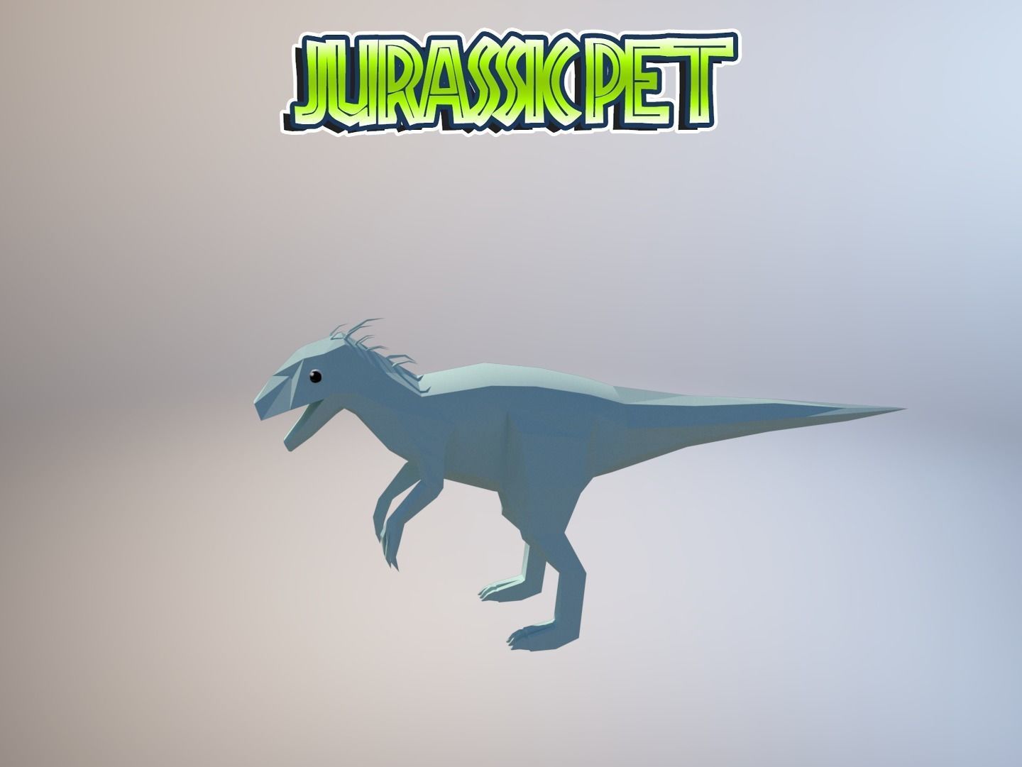 T-Rex Hybrid  Low-poly 3D model_6