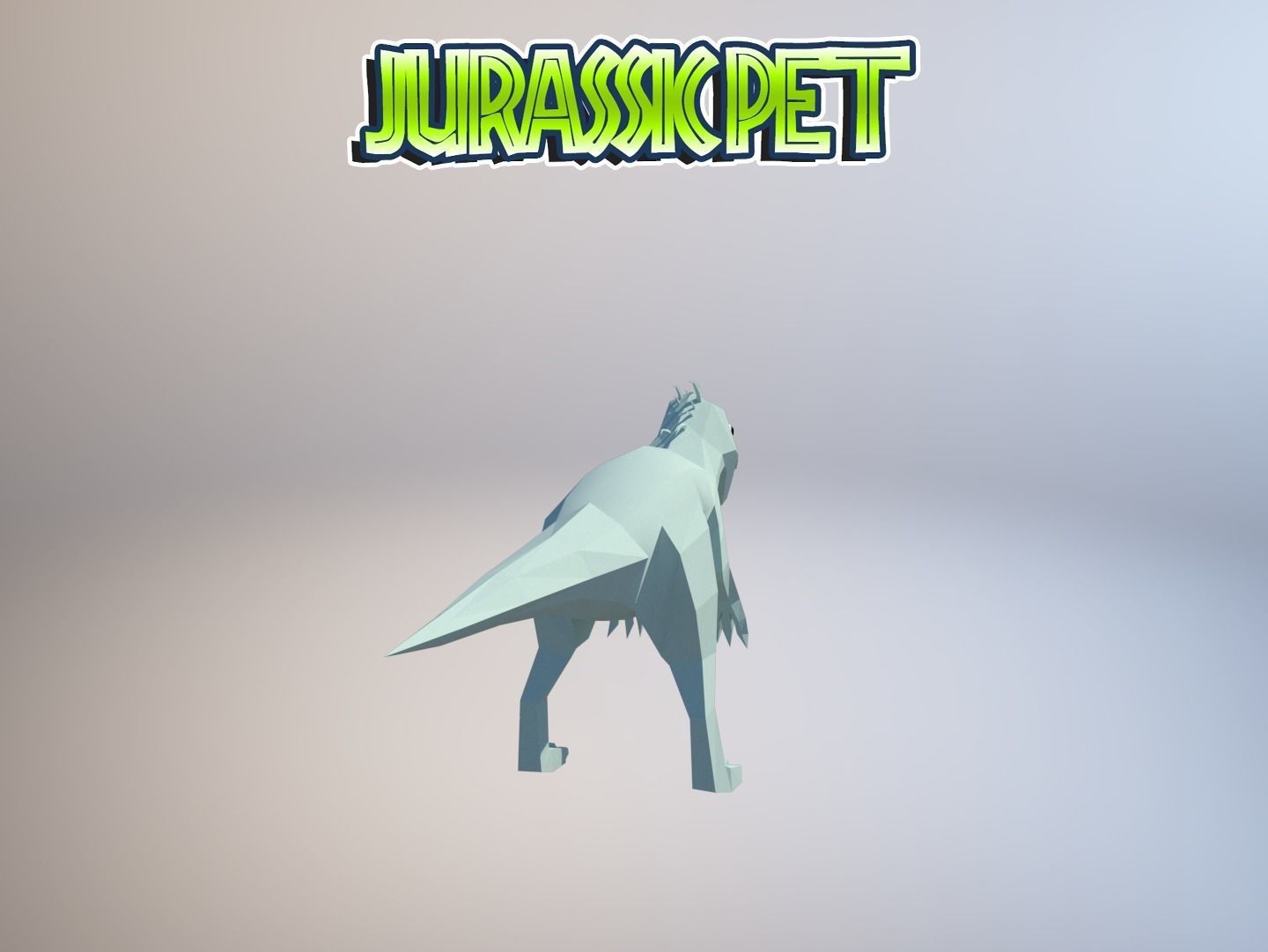 T-Rex Hybrid  Low-poly 3D model_26