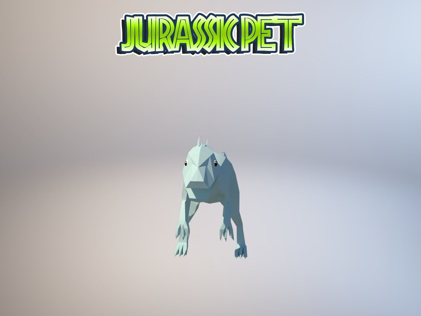 T-Rex Hybrid  Low-poly 3D model_12