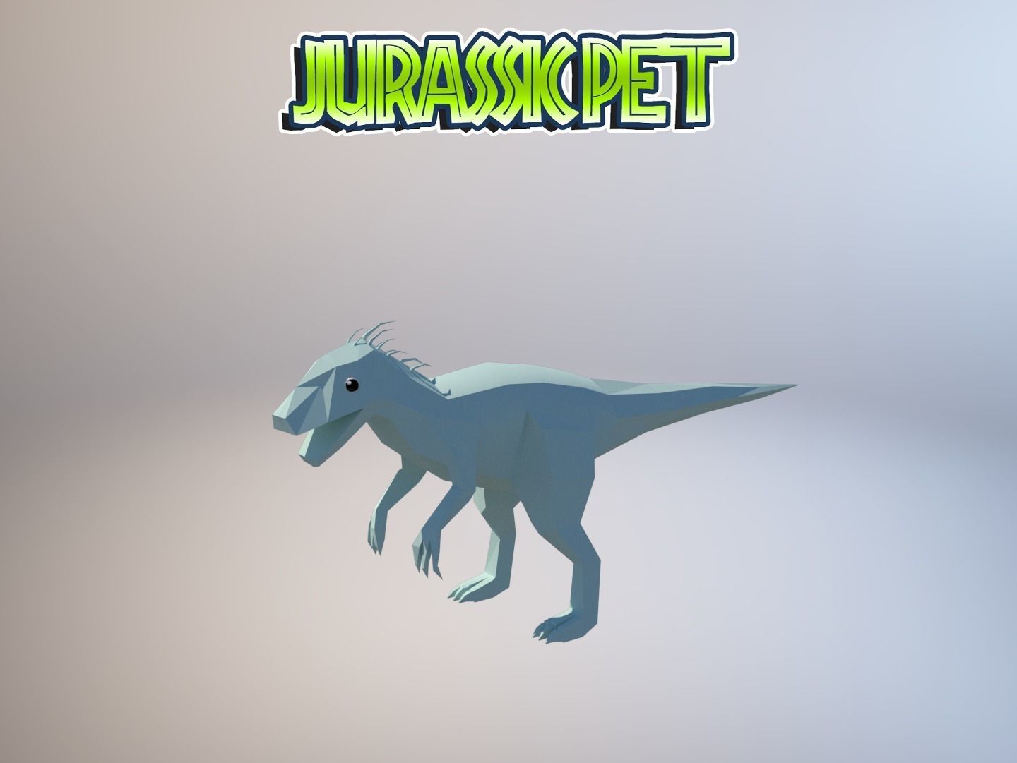 T-Rex Hybrid  Low-poly 3D model_8
