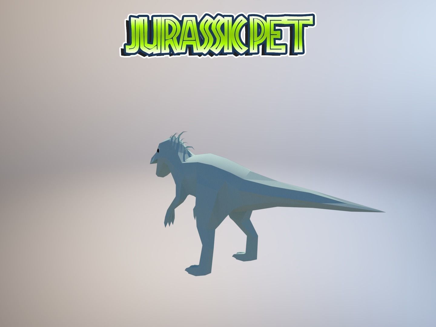 T-Rex Hybrid  Low-poly 3D model_31