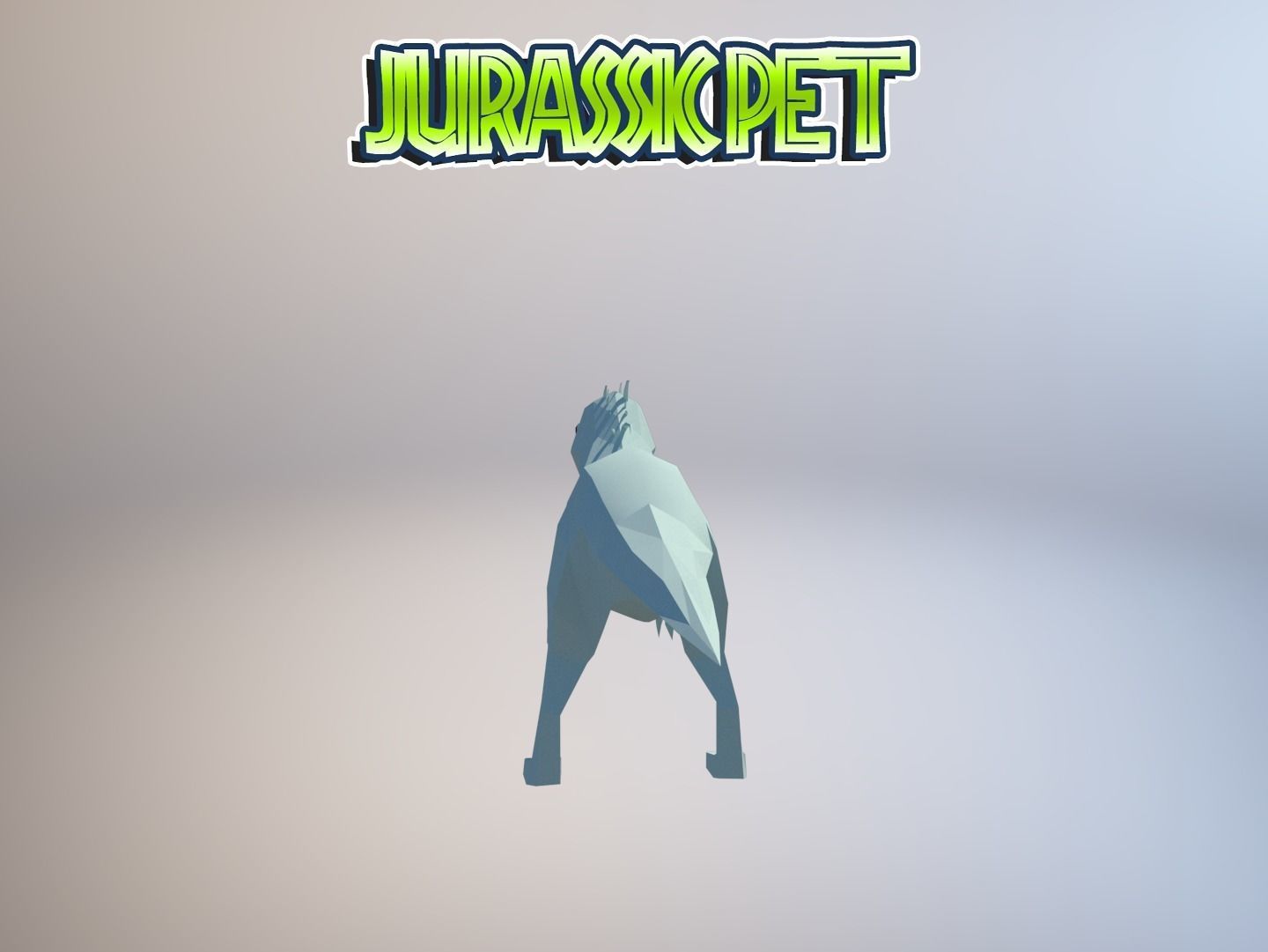 T-Rex Hybrid  Low-poly 3D model_28