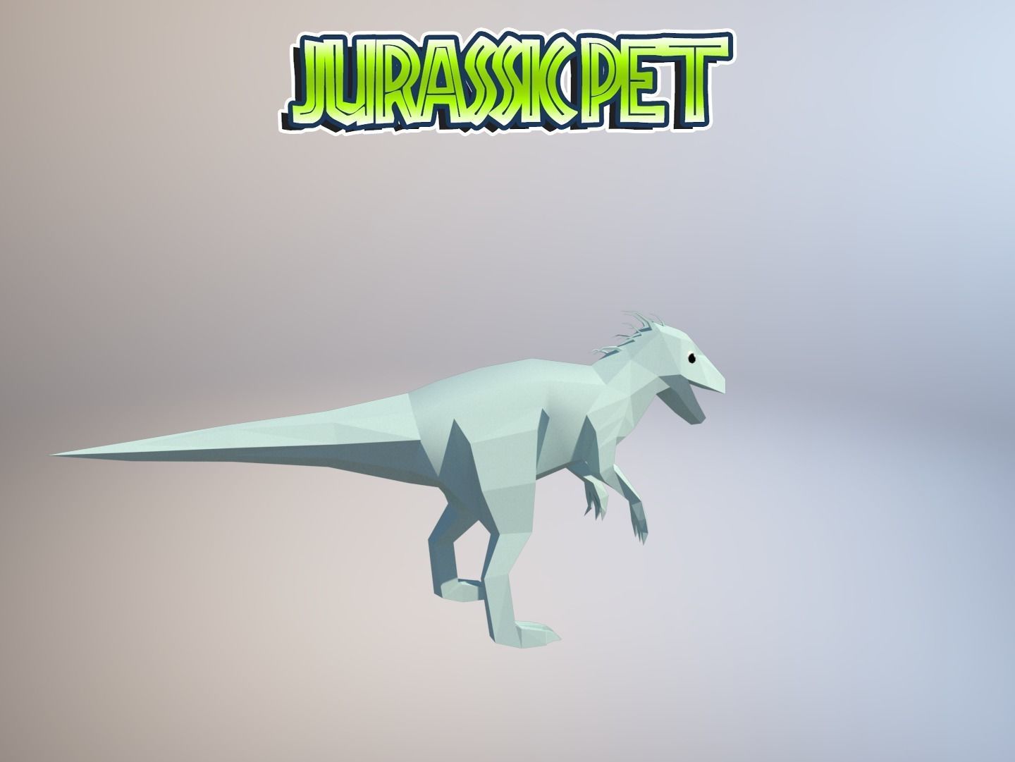 T-Rex Hybrid  Low-poly 3D model_22