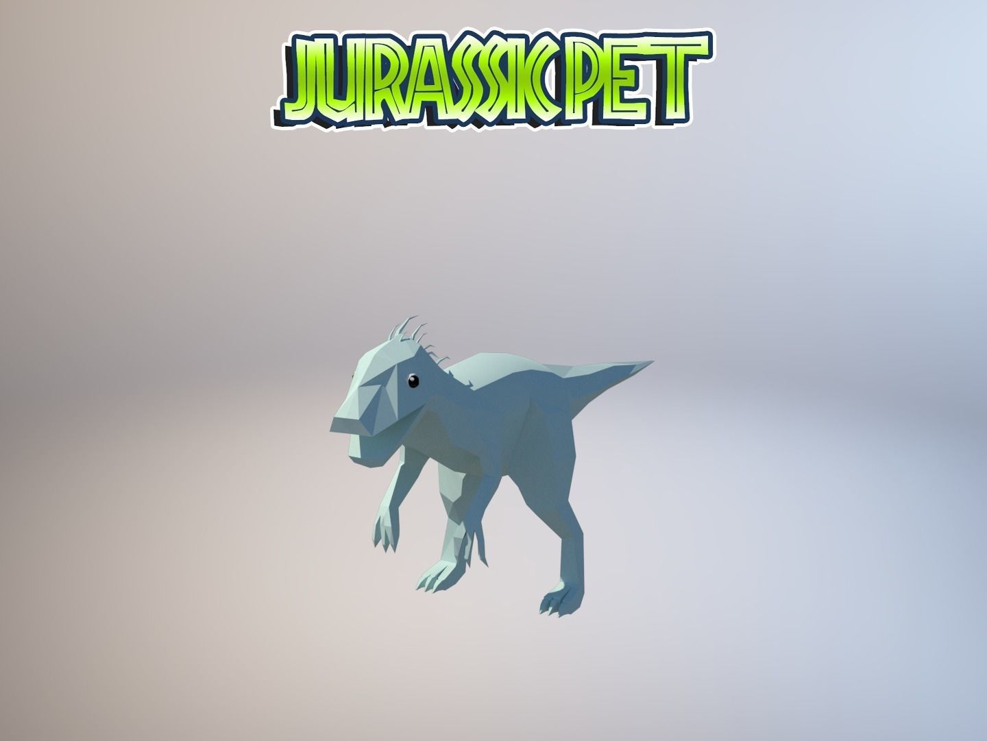 T-Rex Hybrid  Low-poly 3D model_10