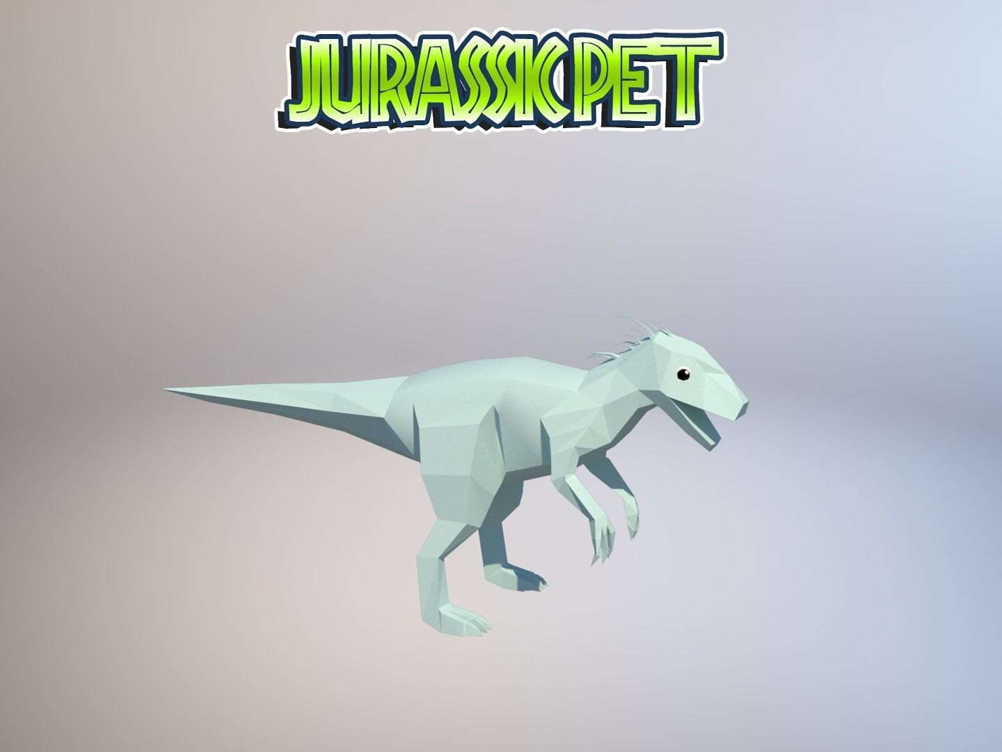 T-Rex Hybrid  Low-poly 3D model_18