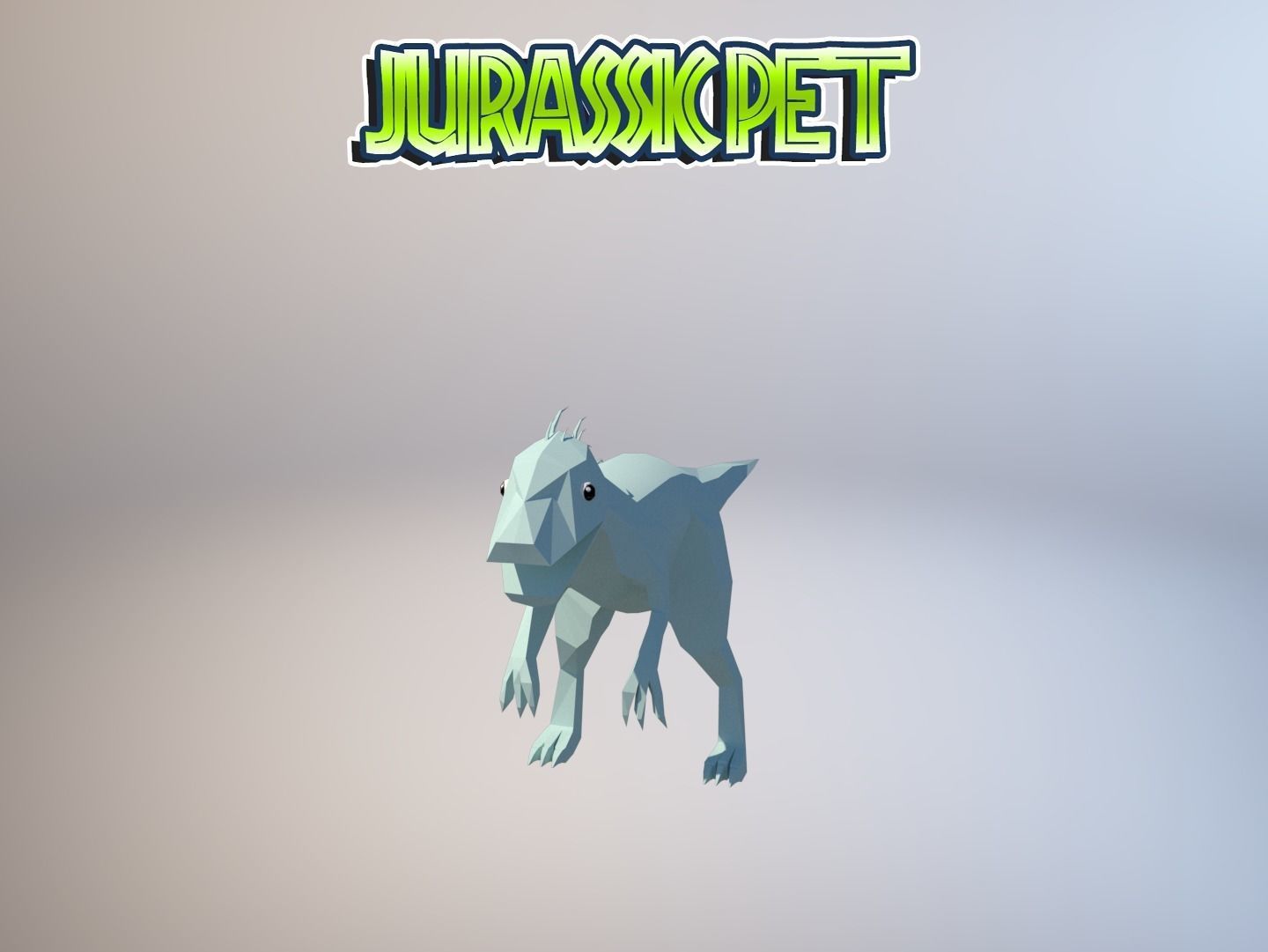 T-Rex Hybrid  Low-poly 3D model_11