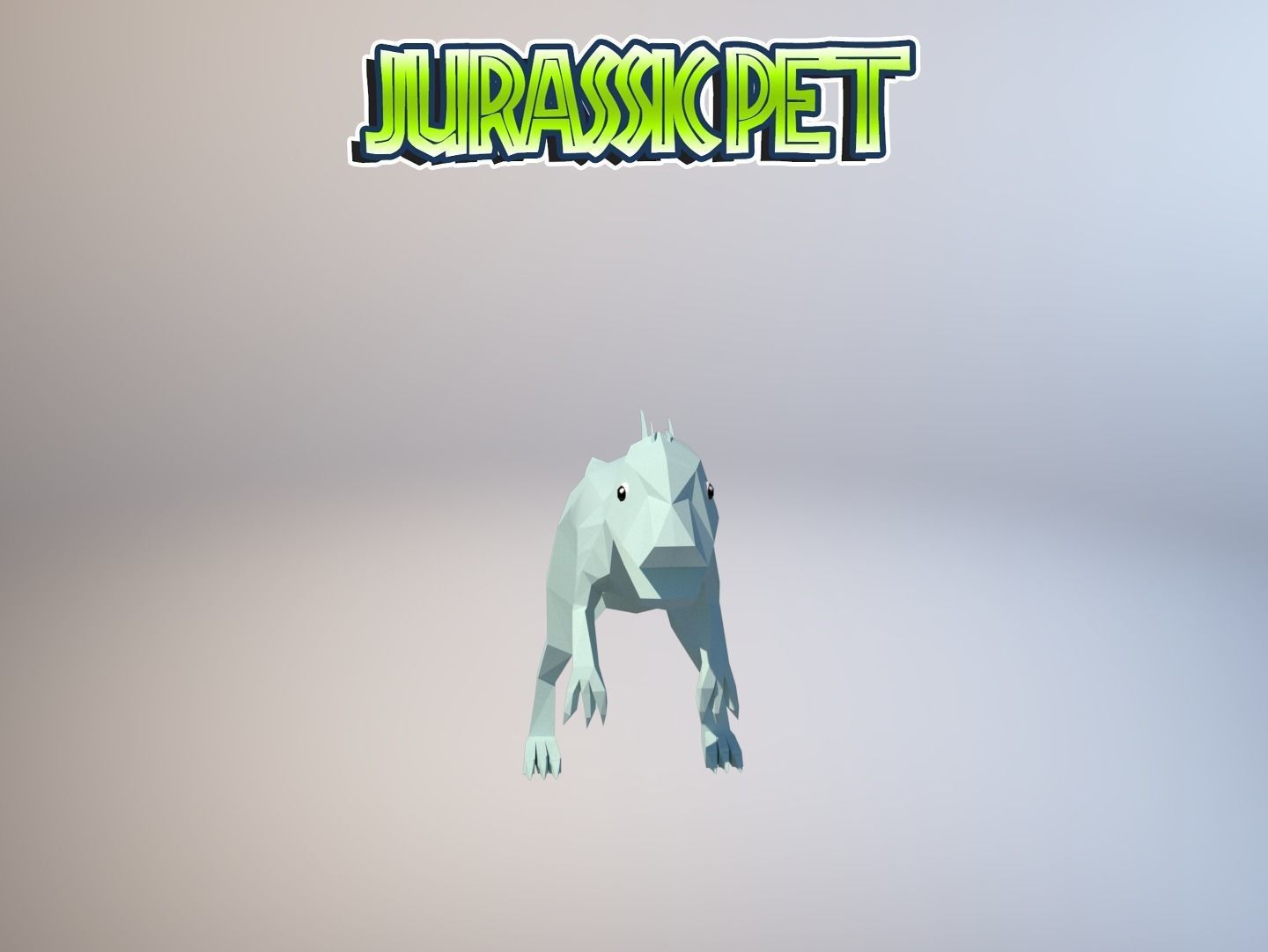 T-Rex Hybrid  Low-poly 3D model_13