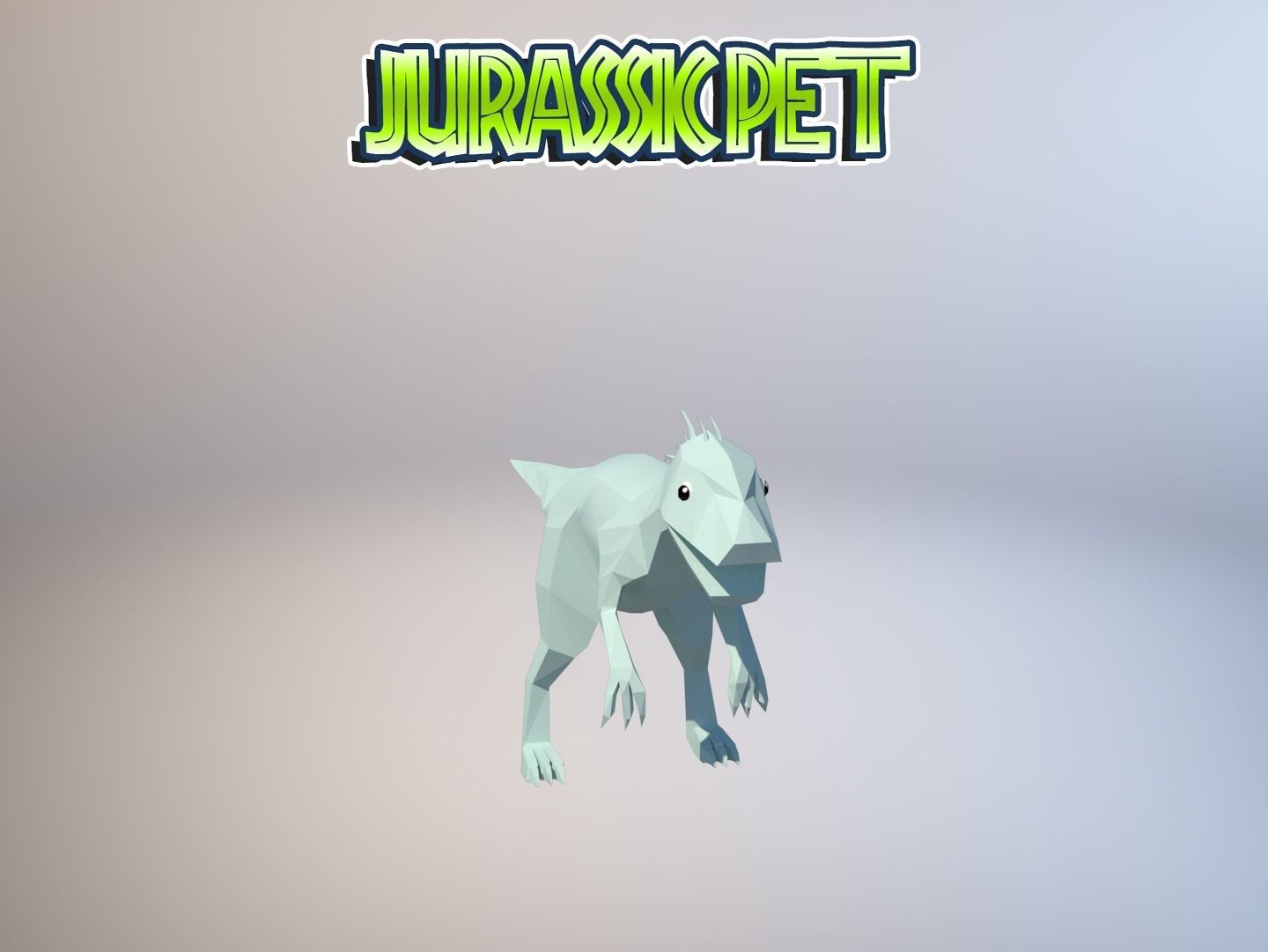 T-Rex Hybrid  Low-poly 3D model_14