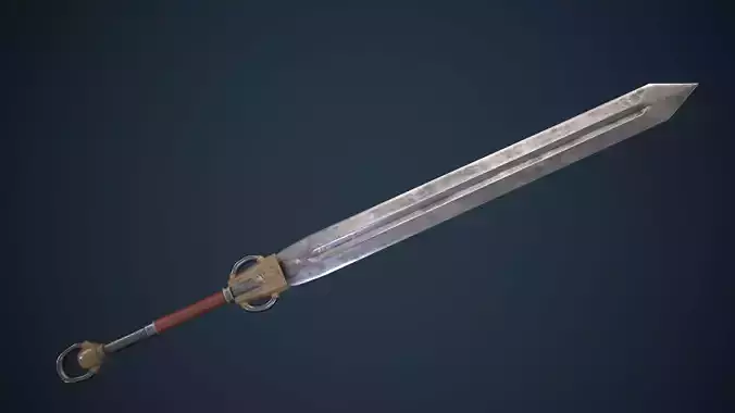 Fantasy Barbarian Sword PBR