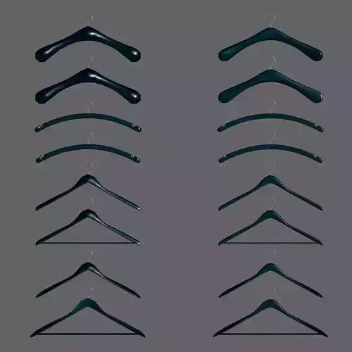 Hanger Set 3D model