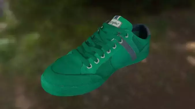 Sneaker shoe 3D model low poly