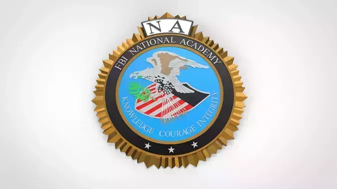 FBI National Academy Seal 3D print model