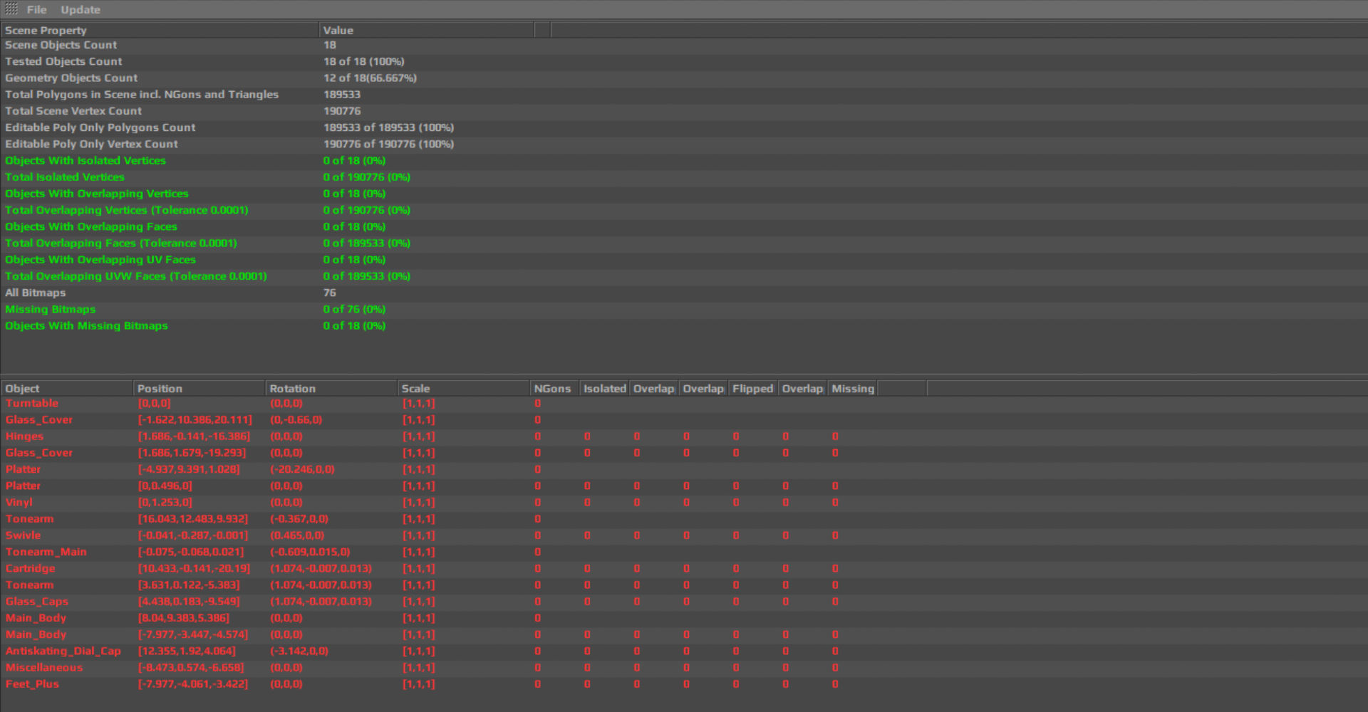 Technics Turntable Vinyl Record Player 3D model_22