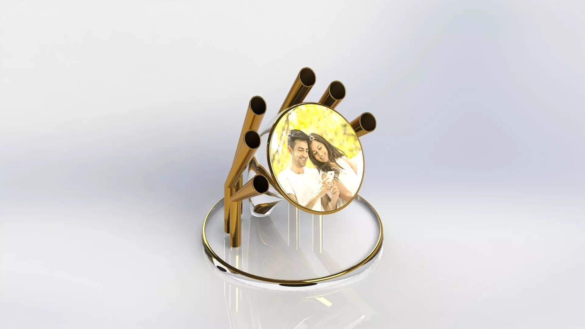 Pen Stand 3D model_0