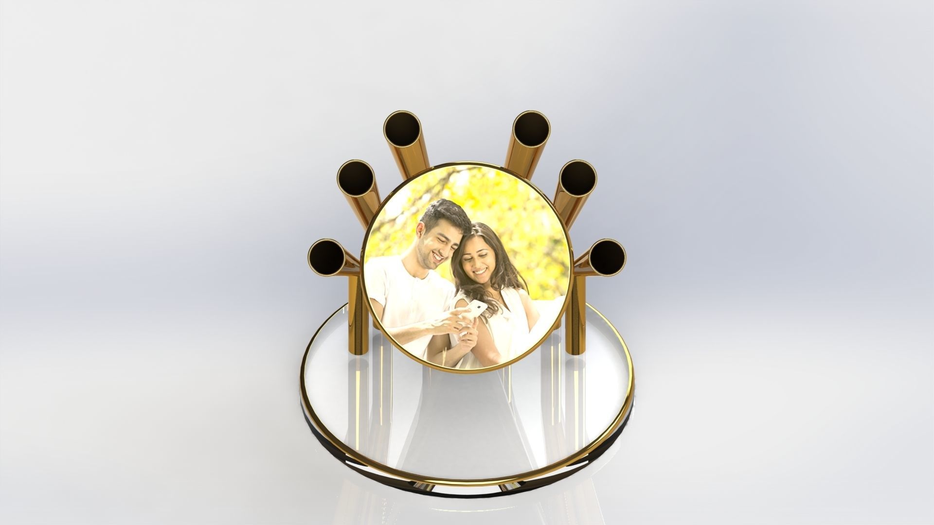 Pen Stand 3D model_3