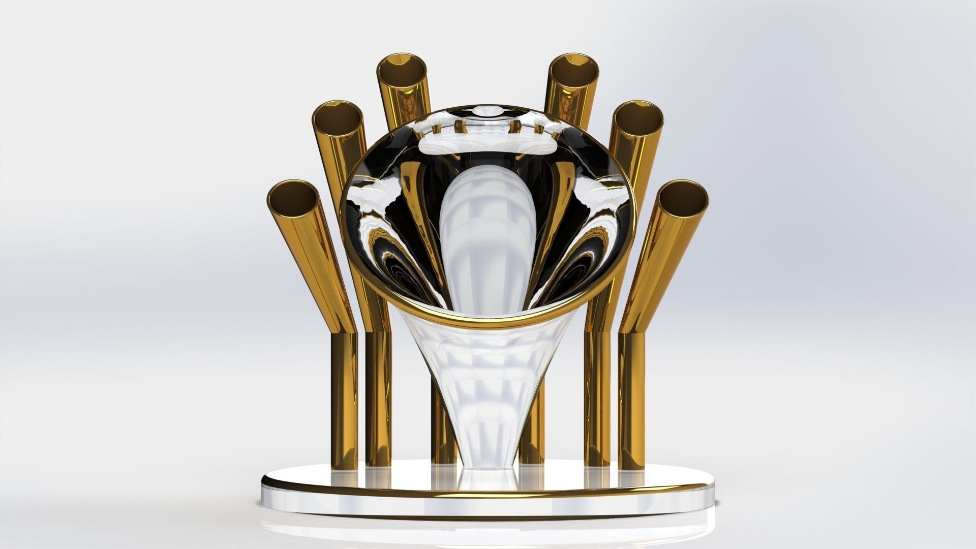 Pen Stand 3D model_1