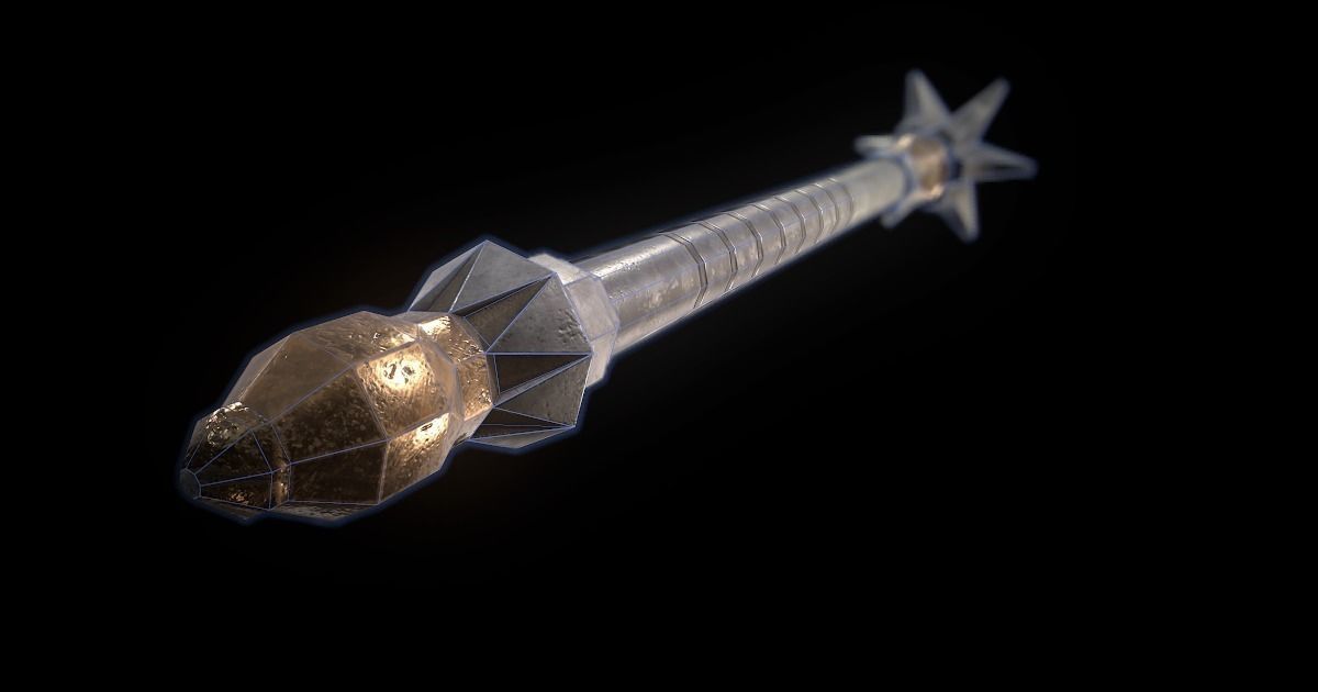 Fantasy Weapon Pack PBR Low-poly 3D model_40