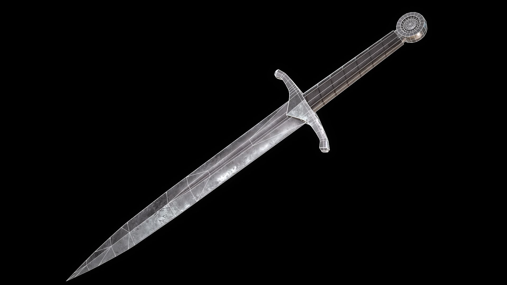 Fantasy Weapon Pack PBR Low-poly 3D model_52